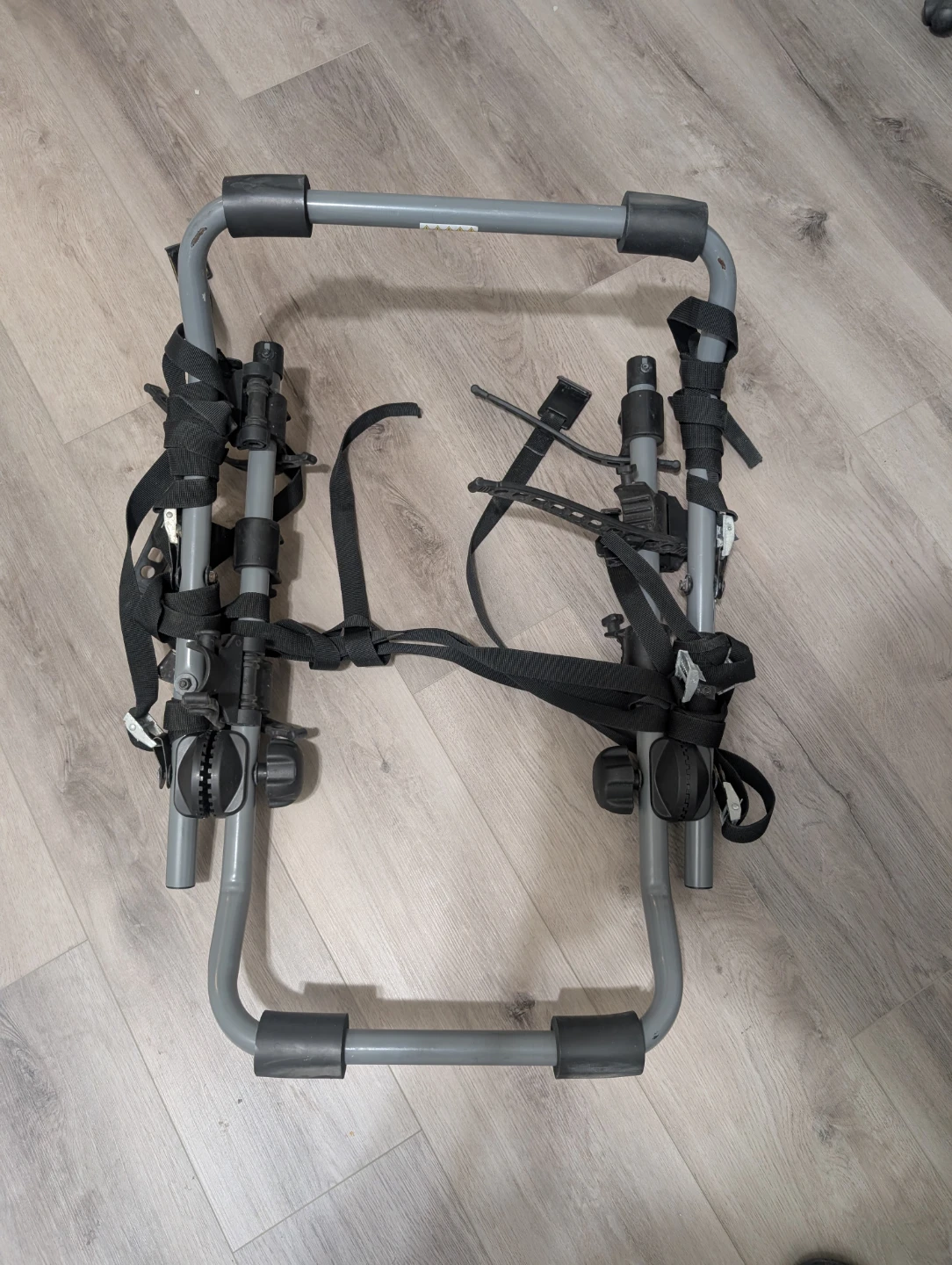 Gray Trunk Mount Bike Rack