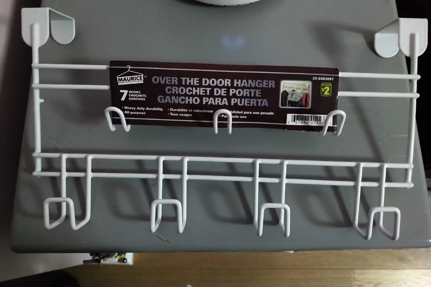 Maurice Over the Door Hanger with 7 Hooks