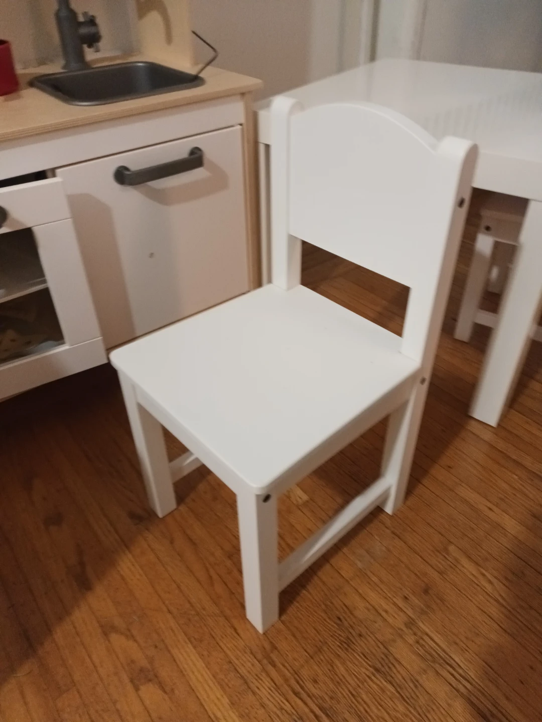 IKEA LACK Children's Table and Chairs - White - photo 2