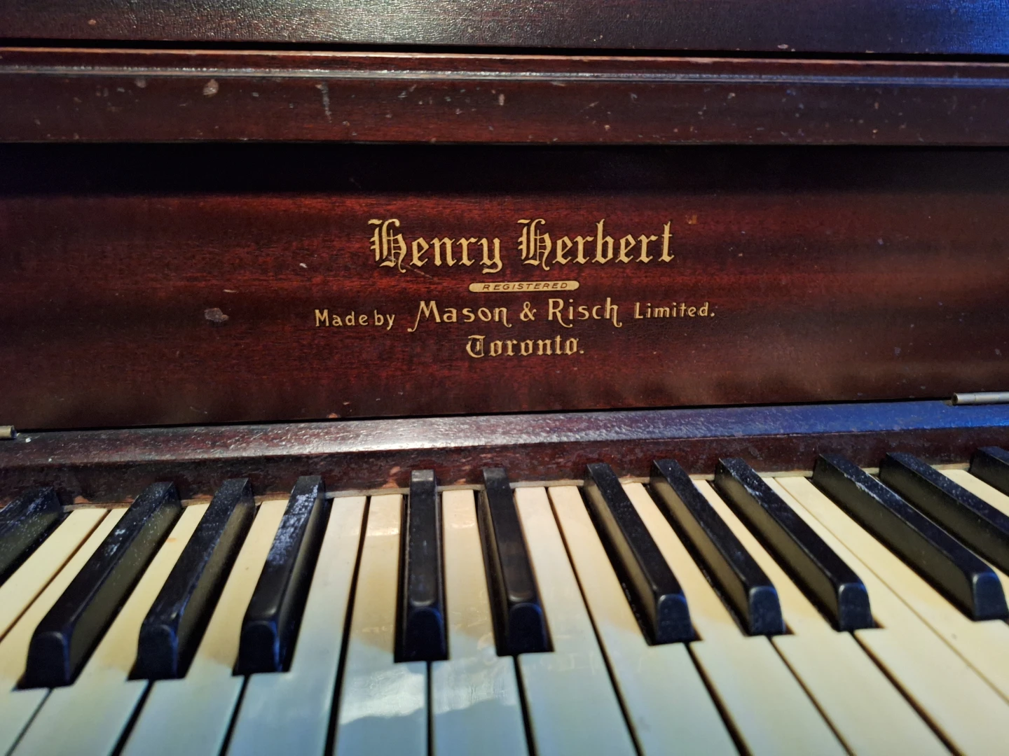 Henry Herbert Upright Piano by Mason & Risch Limited