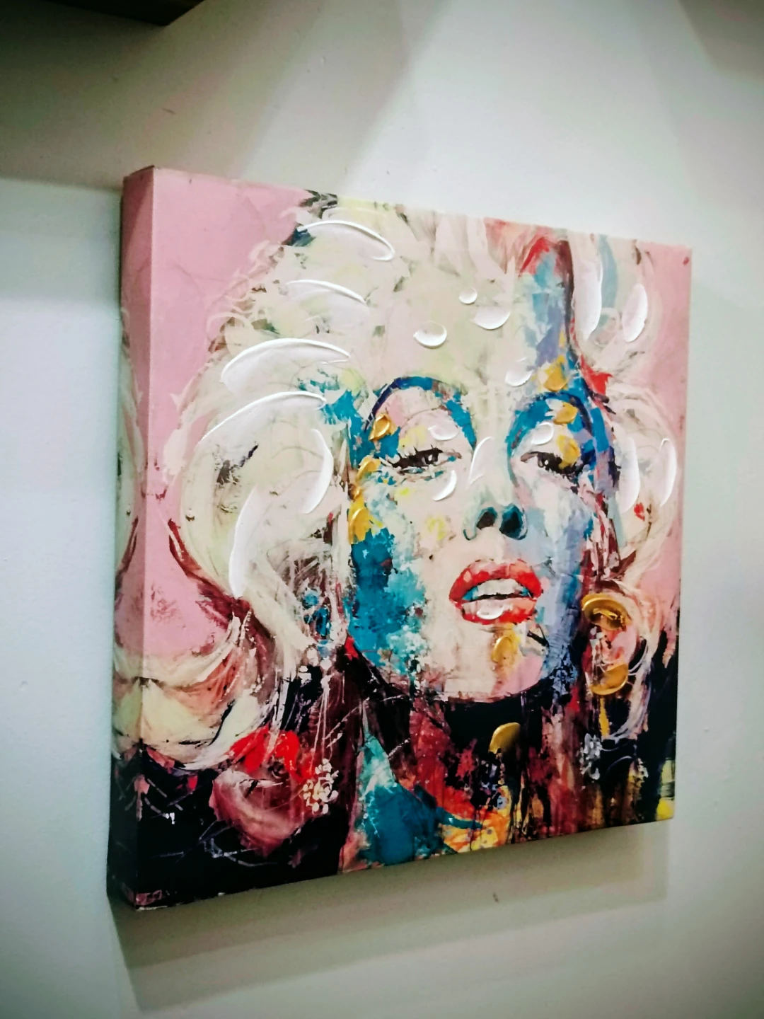 Abstract Marilyn Monroe Canvas Art