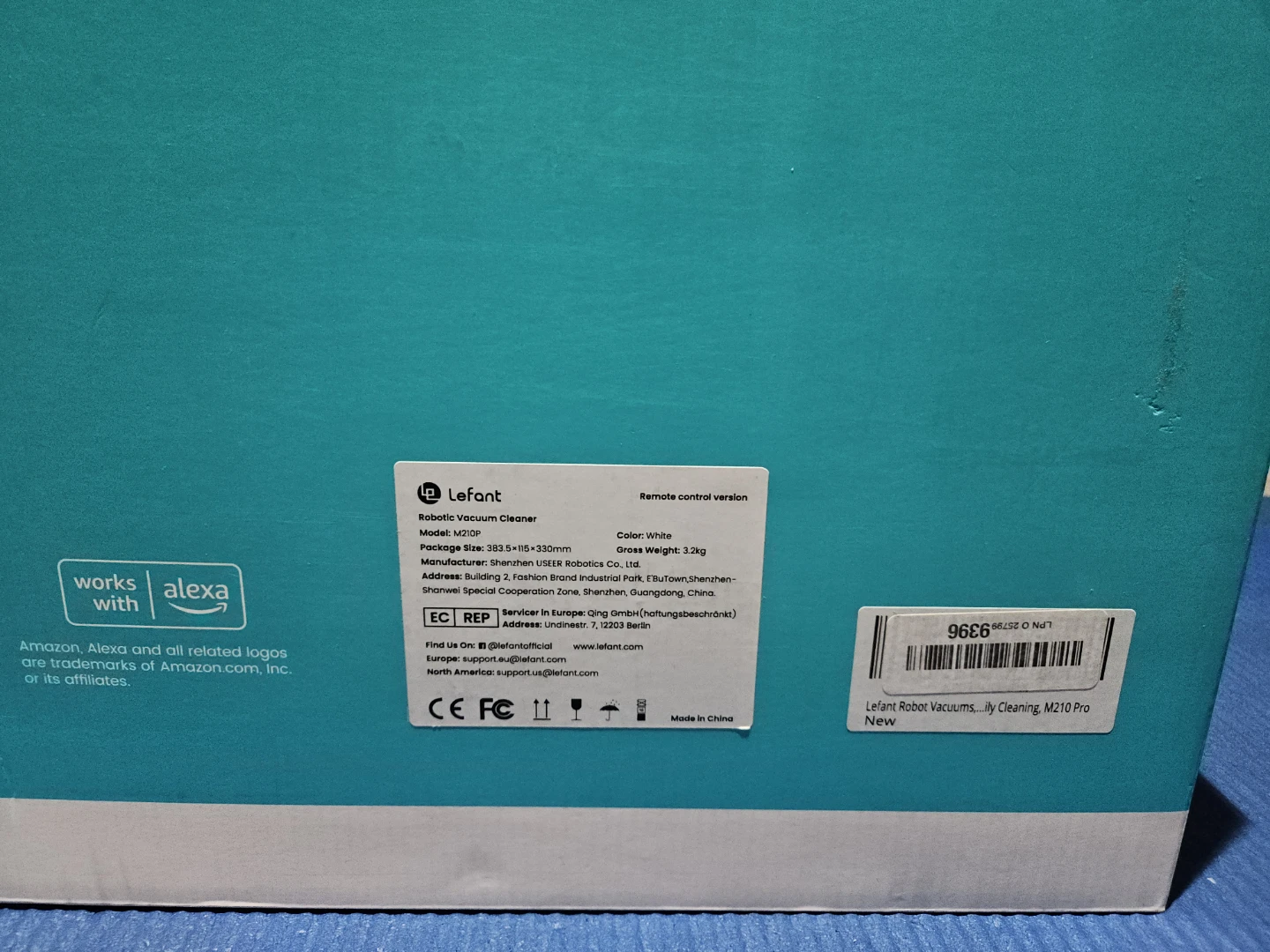 Lefant Robotic Vacuum Cleaner M210 Pro - photo 3