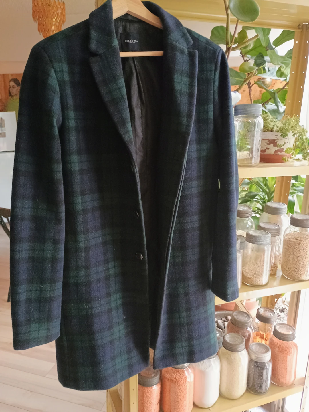Men's Black Watch Tartan Coat
