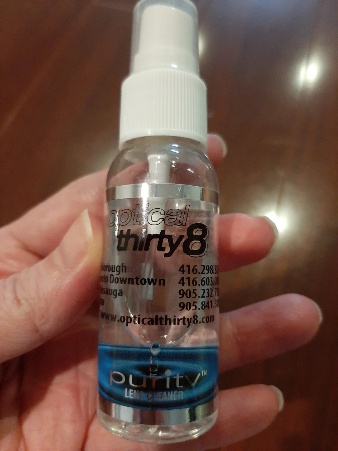 FREE Eyeglass Lens Cleaner Spray