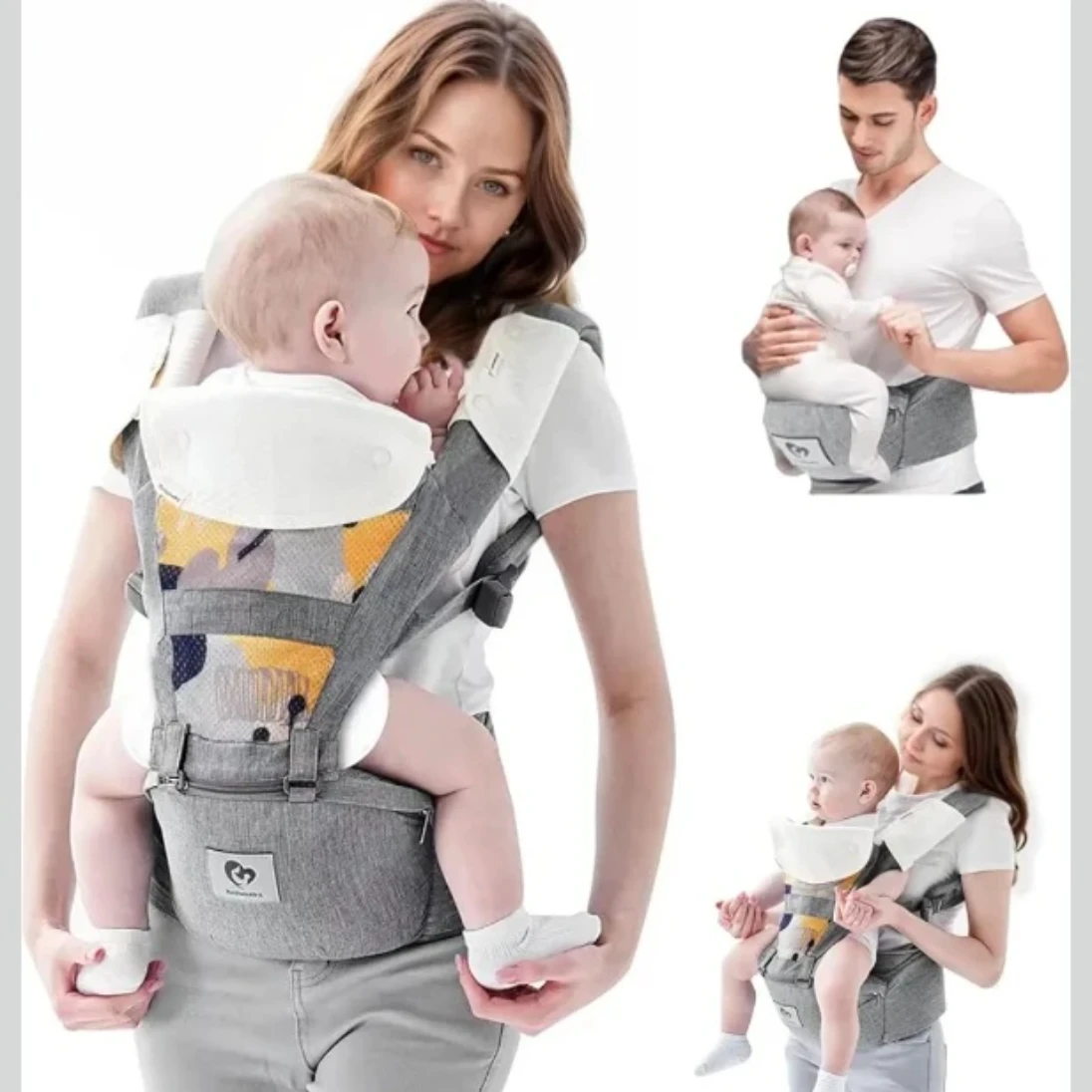 Bellababy Hip Seat Baby Carrier - 0-36 Months