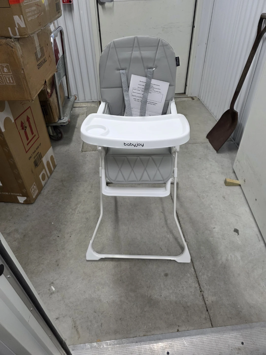 Baby Joy High Chair - Gray - photo 4