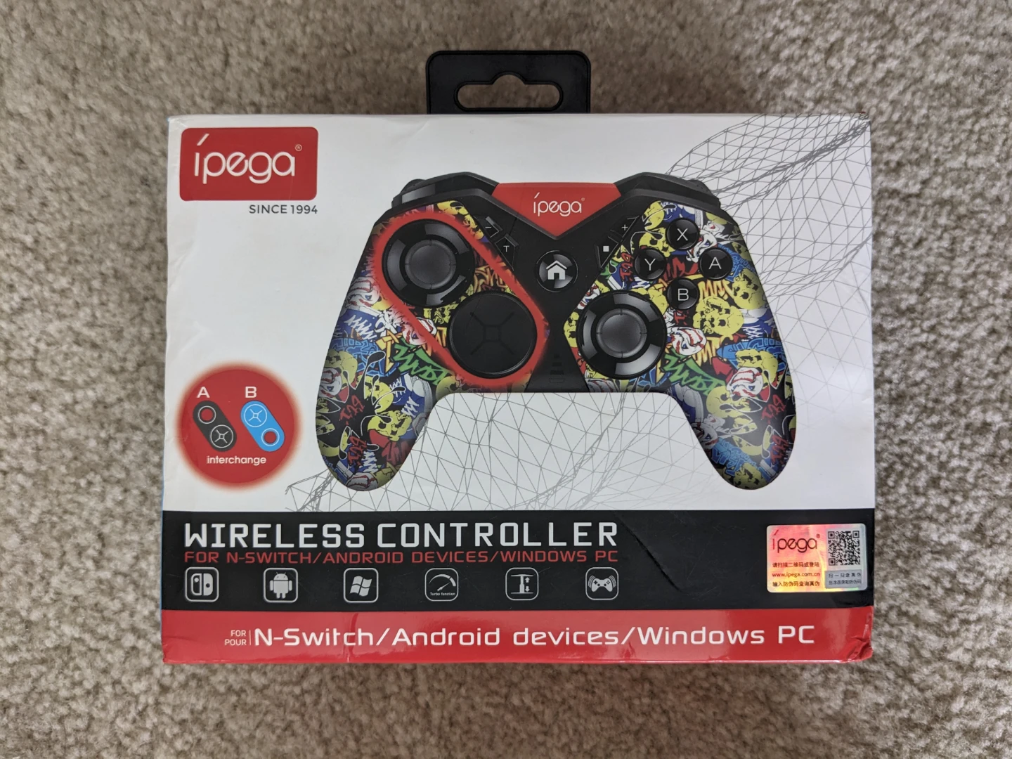 iPEGA Wireless Pro Controller for Switch/PC/Android