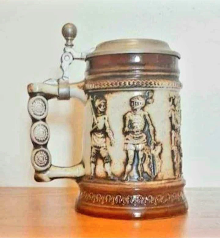 Vtg. West German Gerz Gerzman Beer Stein - photo 2