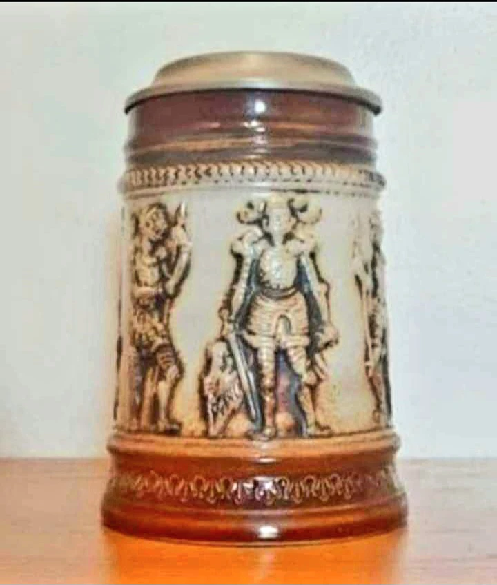 Vtg. West German Gerz Gerzman Beer Stein - photo 3