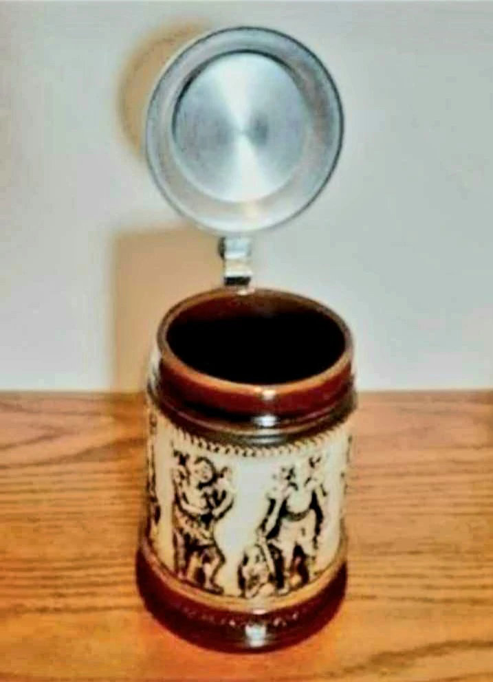 Vtg. West German Gerz Gerzman Beer Stein - photo 4
