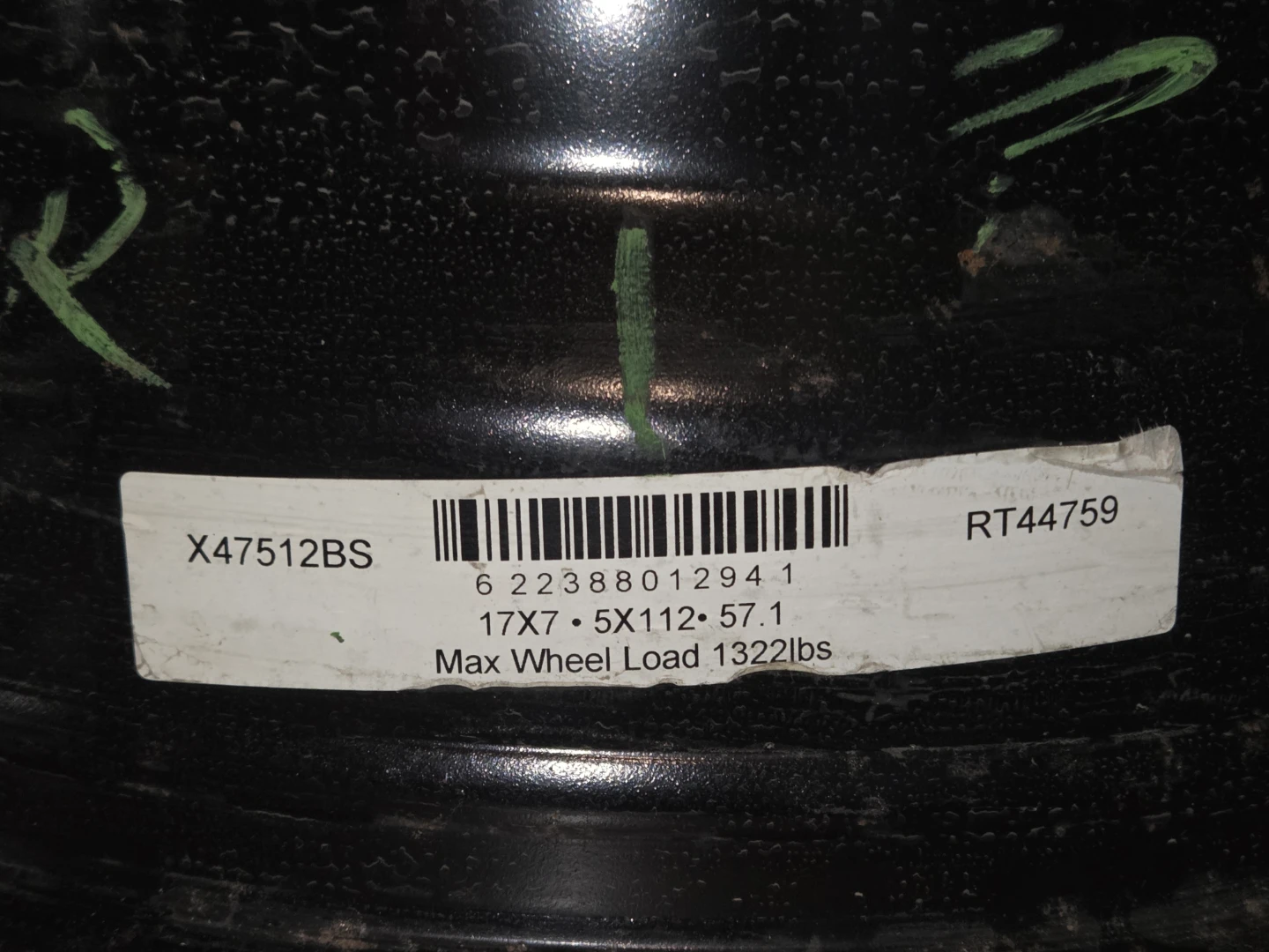 Set of 4 Steel Wheels