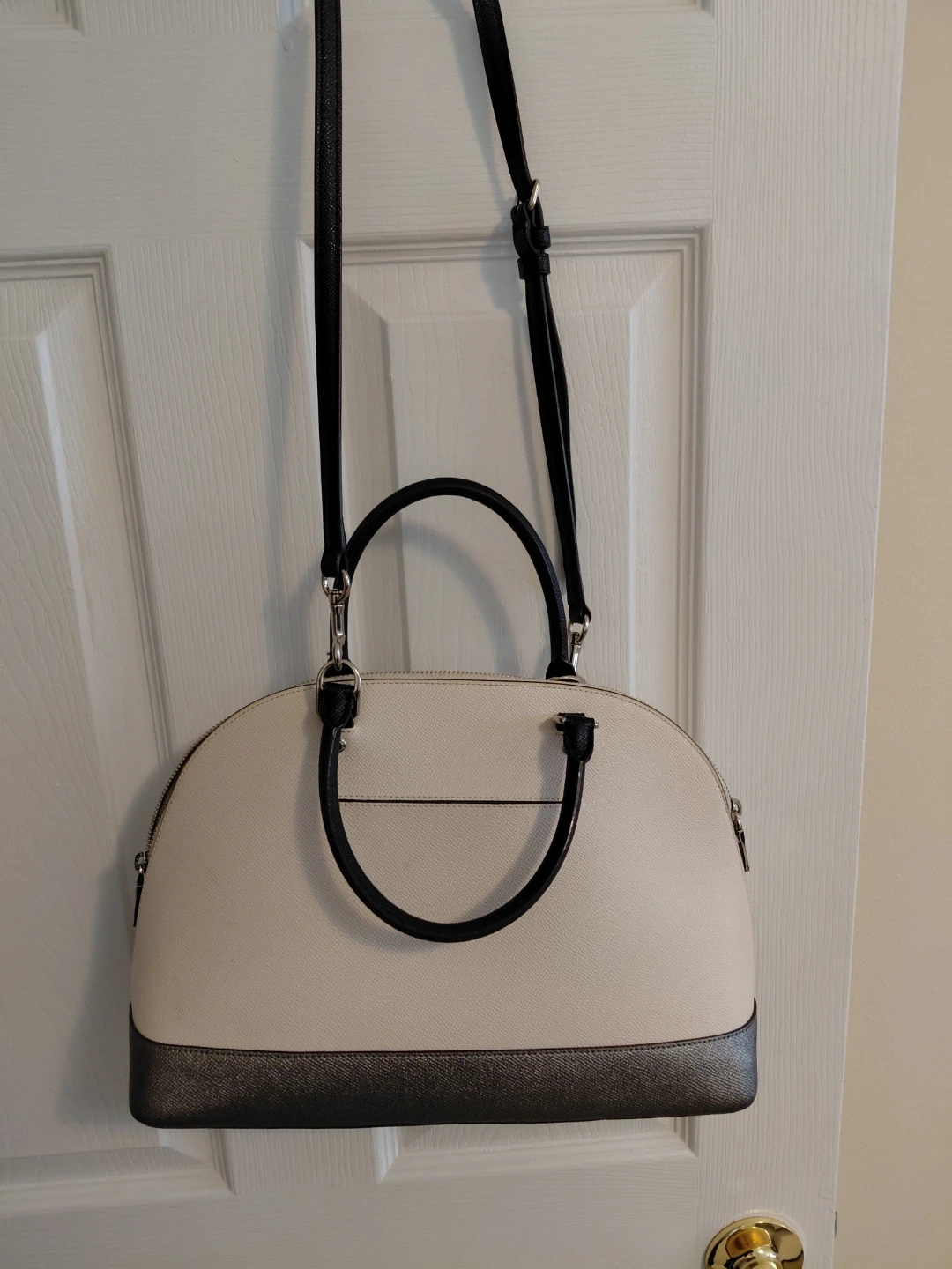 Coach Dome Satchel Ivory/Black - photo 2