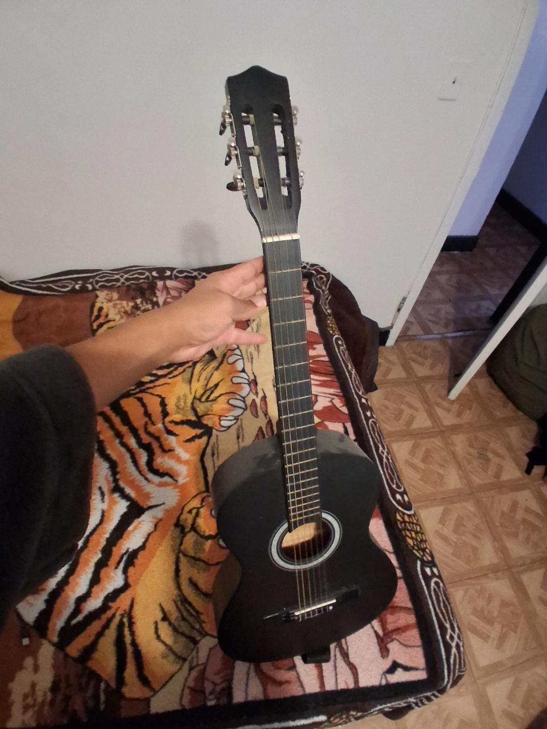 Black Acoustic Guitar
