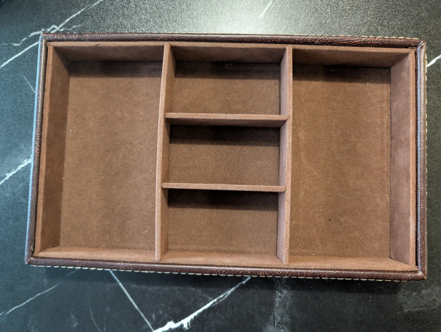 Brown Leather Jewellery Box