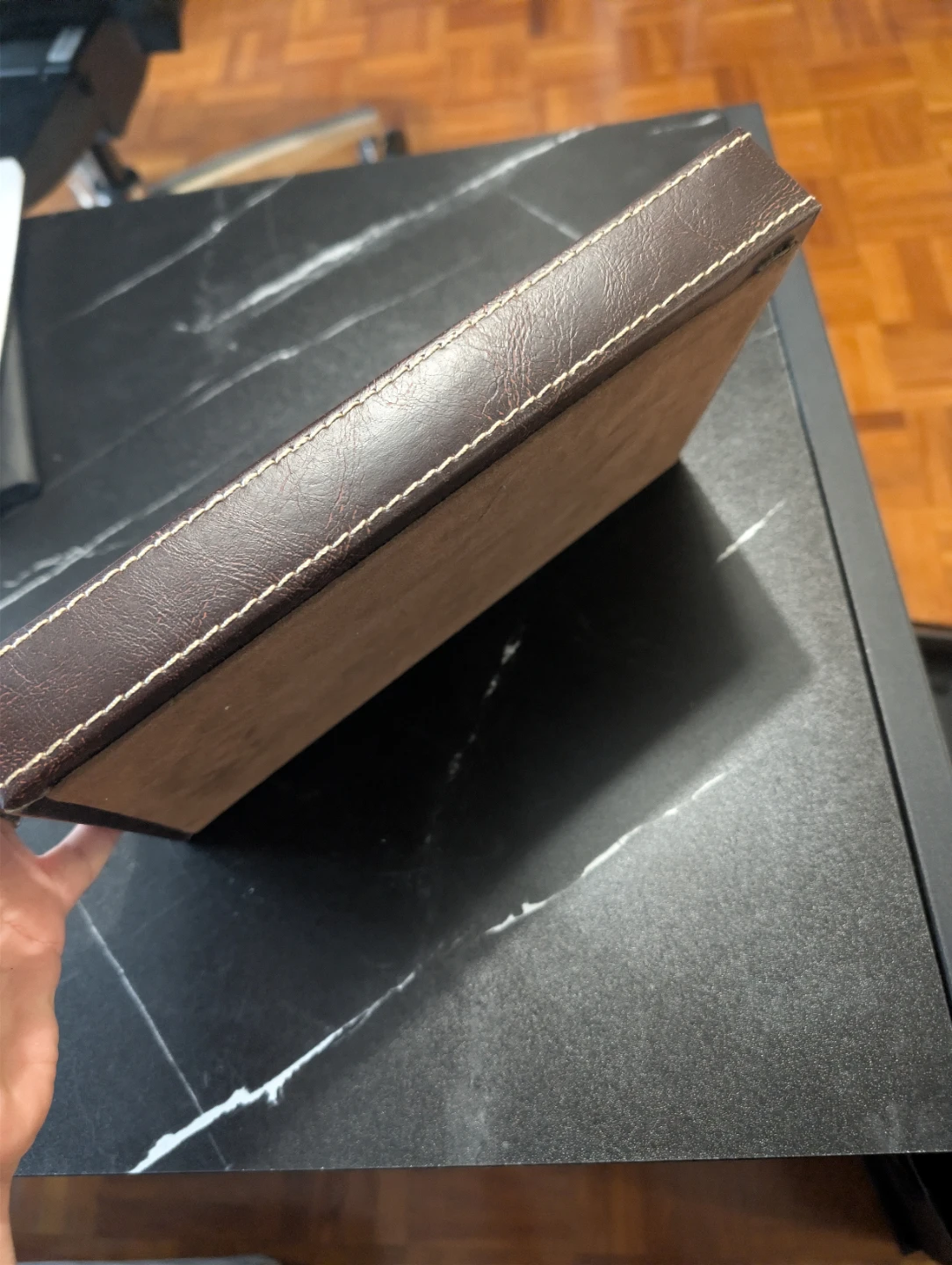 Brown Leather Jewellery Box - photo 2
