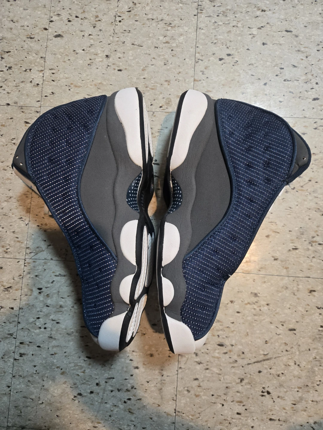 Air Jordan 13 Retro Navy White Men's Basketball Shoes - photo 3
