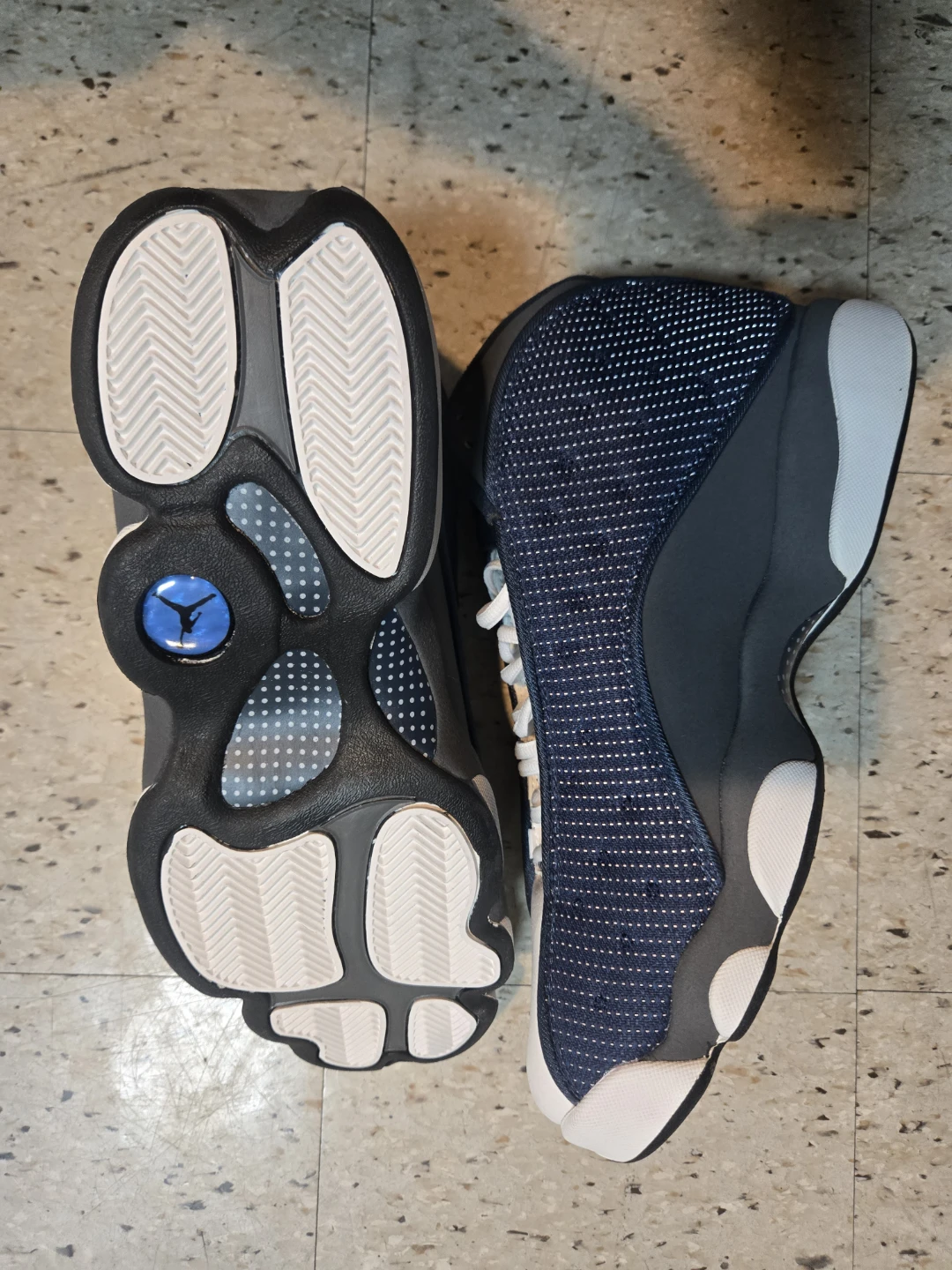 Air Jordan 13 Retro Navy White Men's Basketball Shoes - photo 5