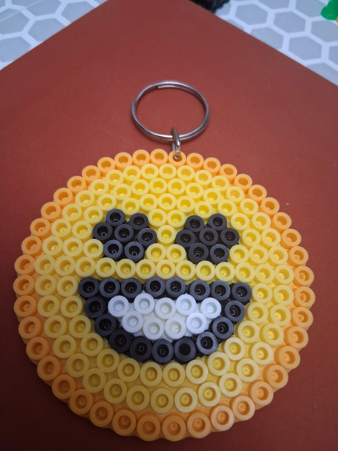 BIG custom made perler Keychain