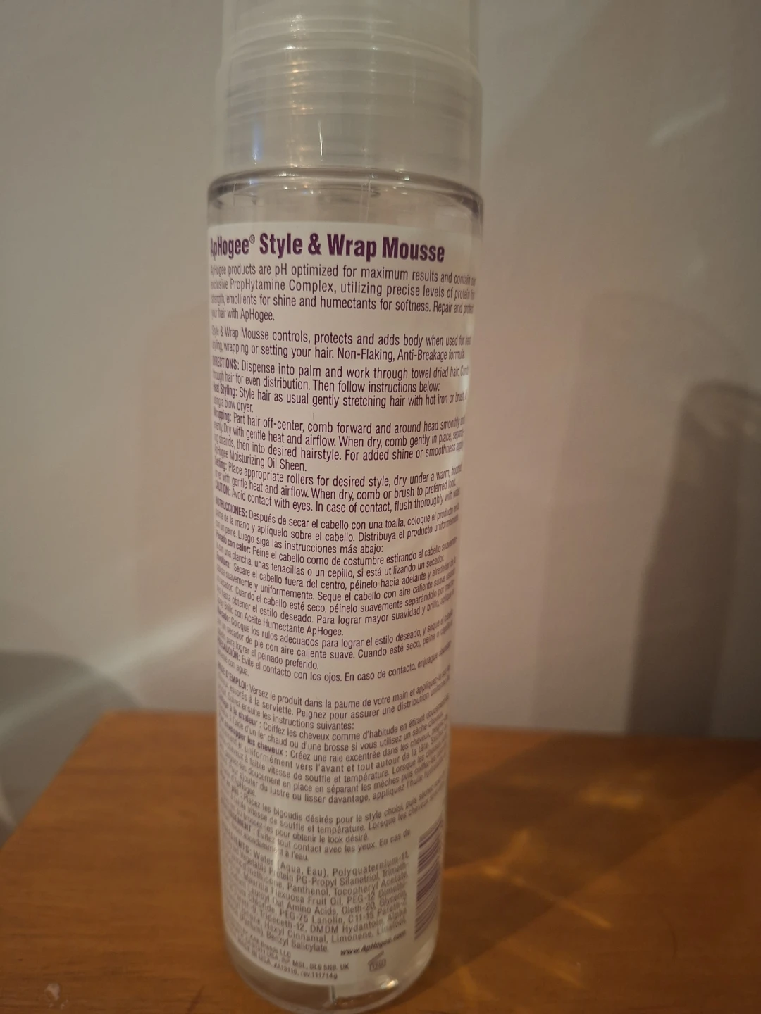 ApHogee Style & Wrap Mousse - photo 2