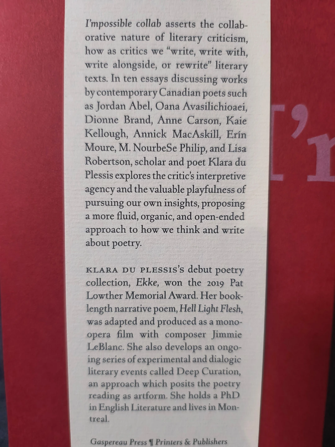Impossible Collab, Essays by Klara du Plessis - photo 2