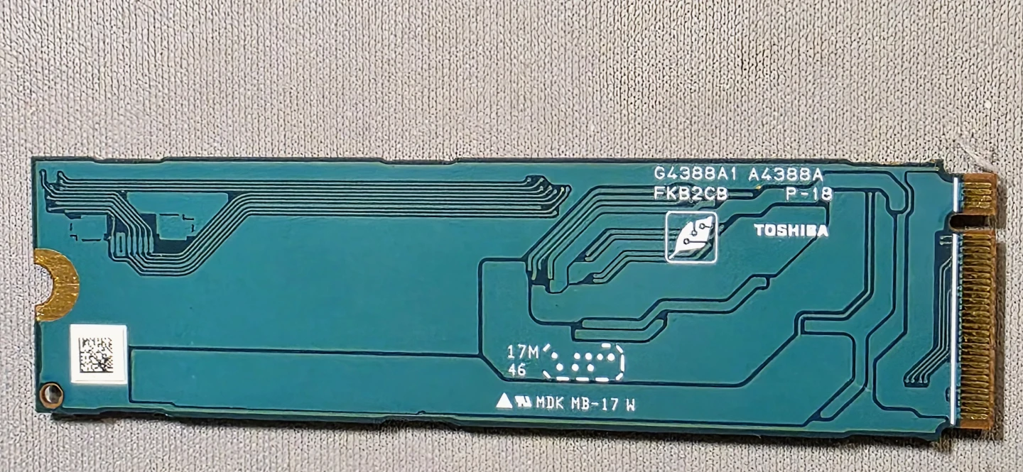 Toshiba 500gb m.2 nvme ssd - photo 2