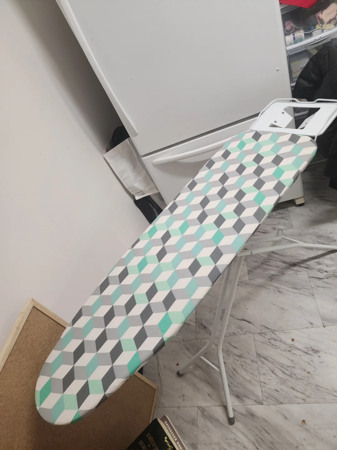 Ironing Board with Geometric Pattern