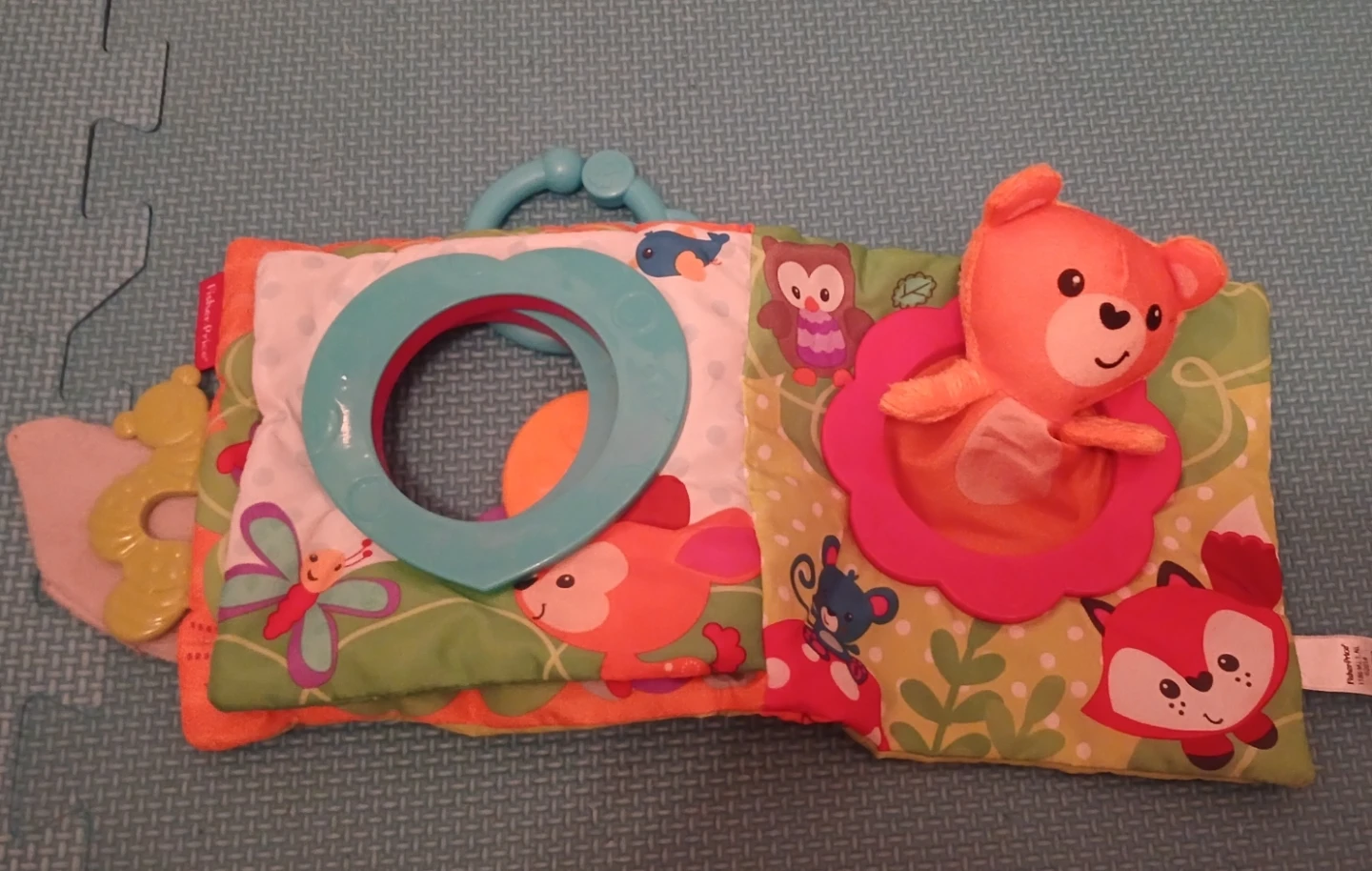 Fisher-Price Plush Activity Book with Bear Toy - photo 3