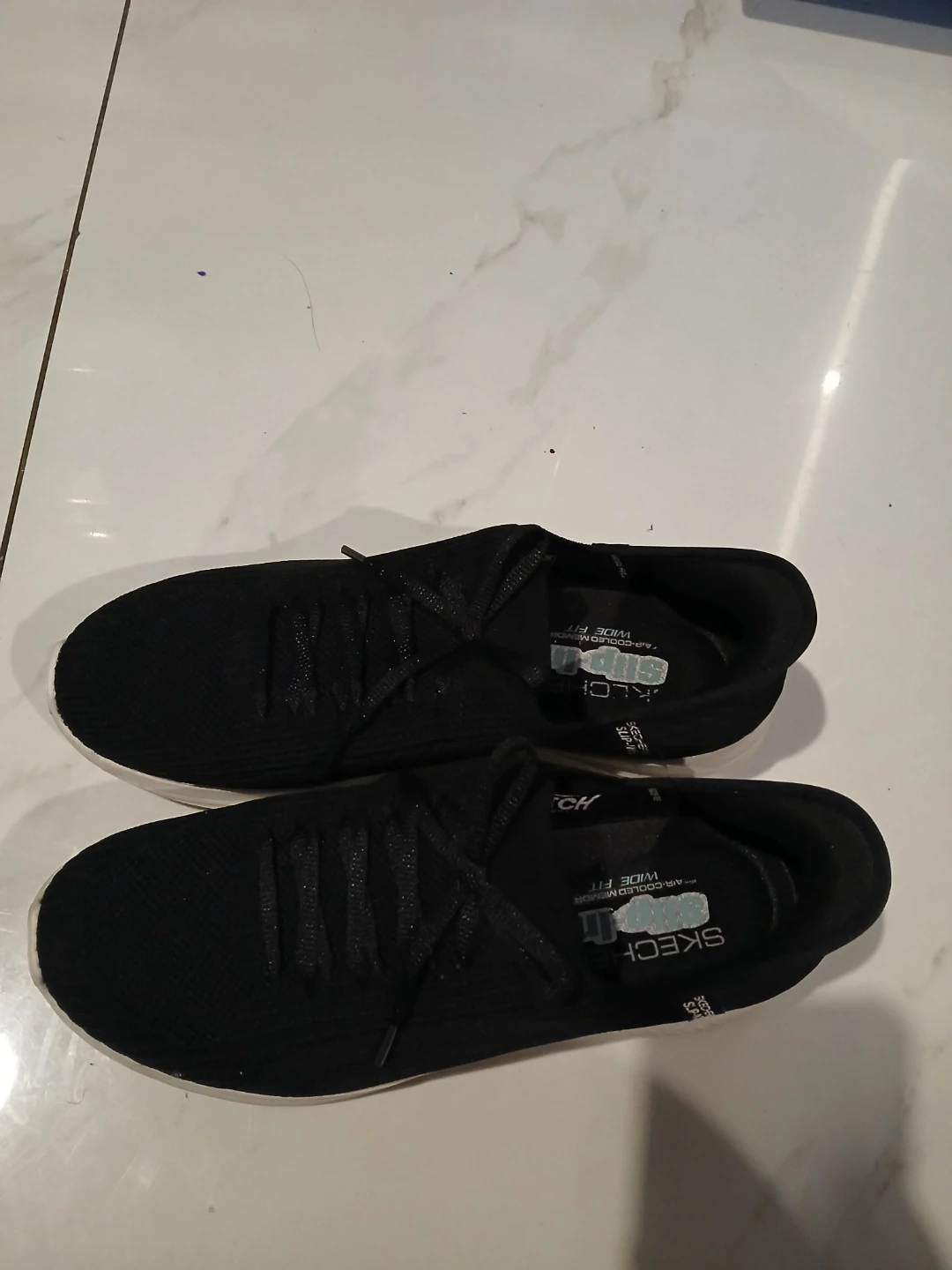Skechers Slip-ins Hands Free Black Shoes - photo 4