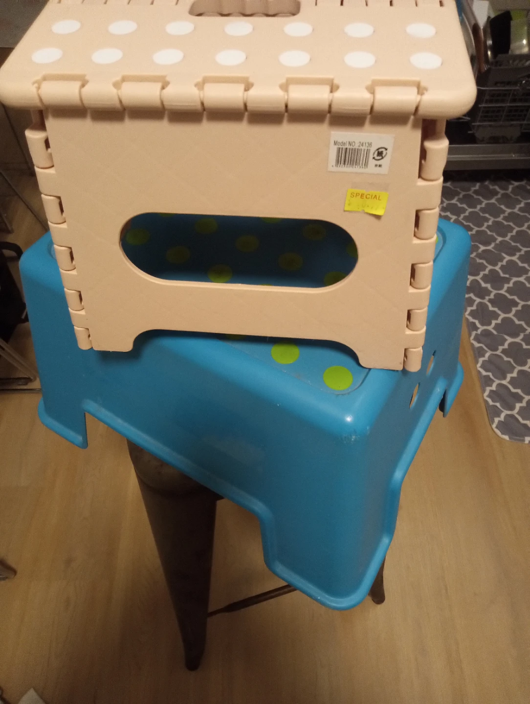 Metal Stool and garden chairs $20