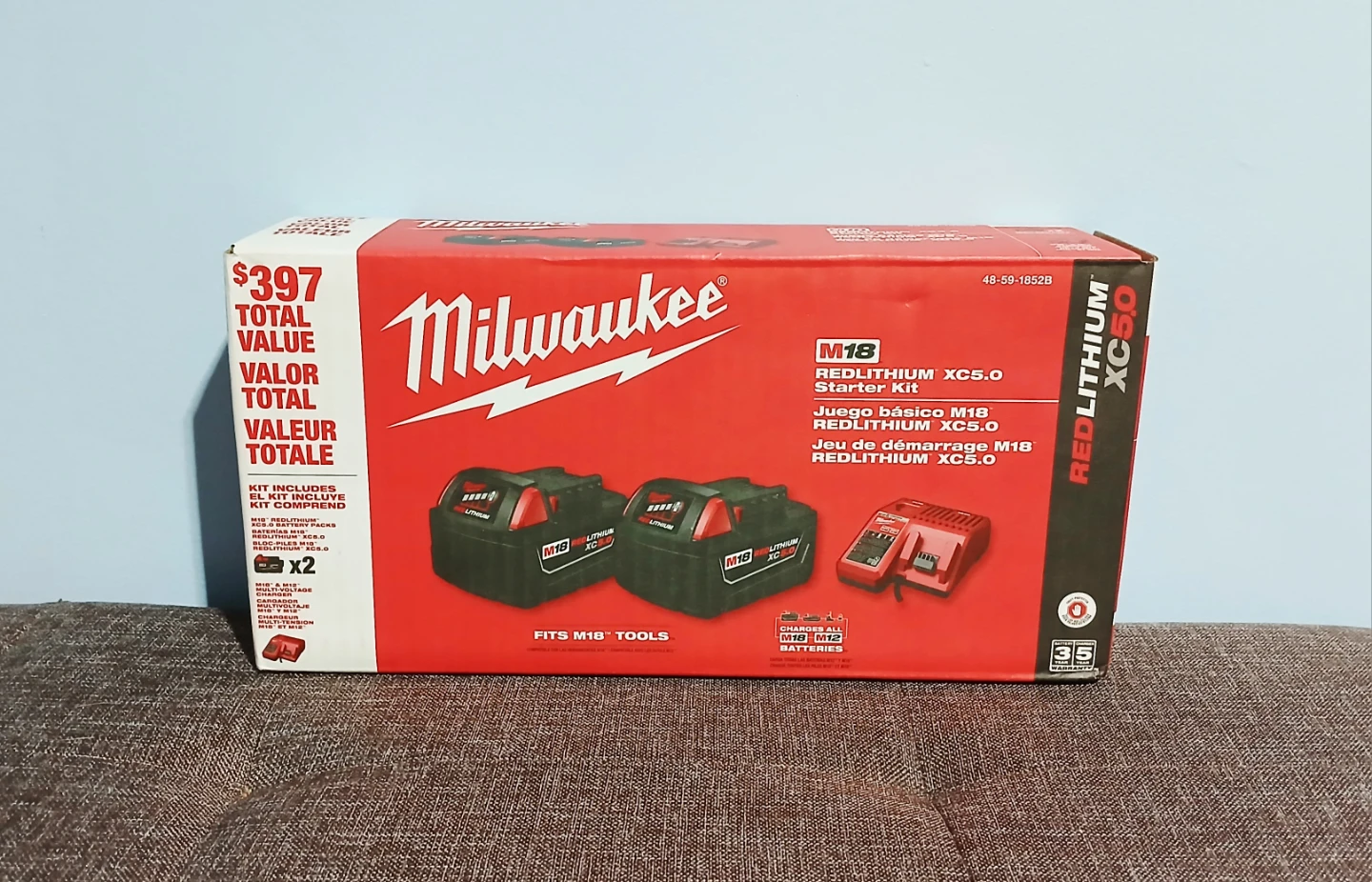 Milwaukee M18 REDLITHIUM XC5.0 Starter Kit *NEW*