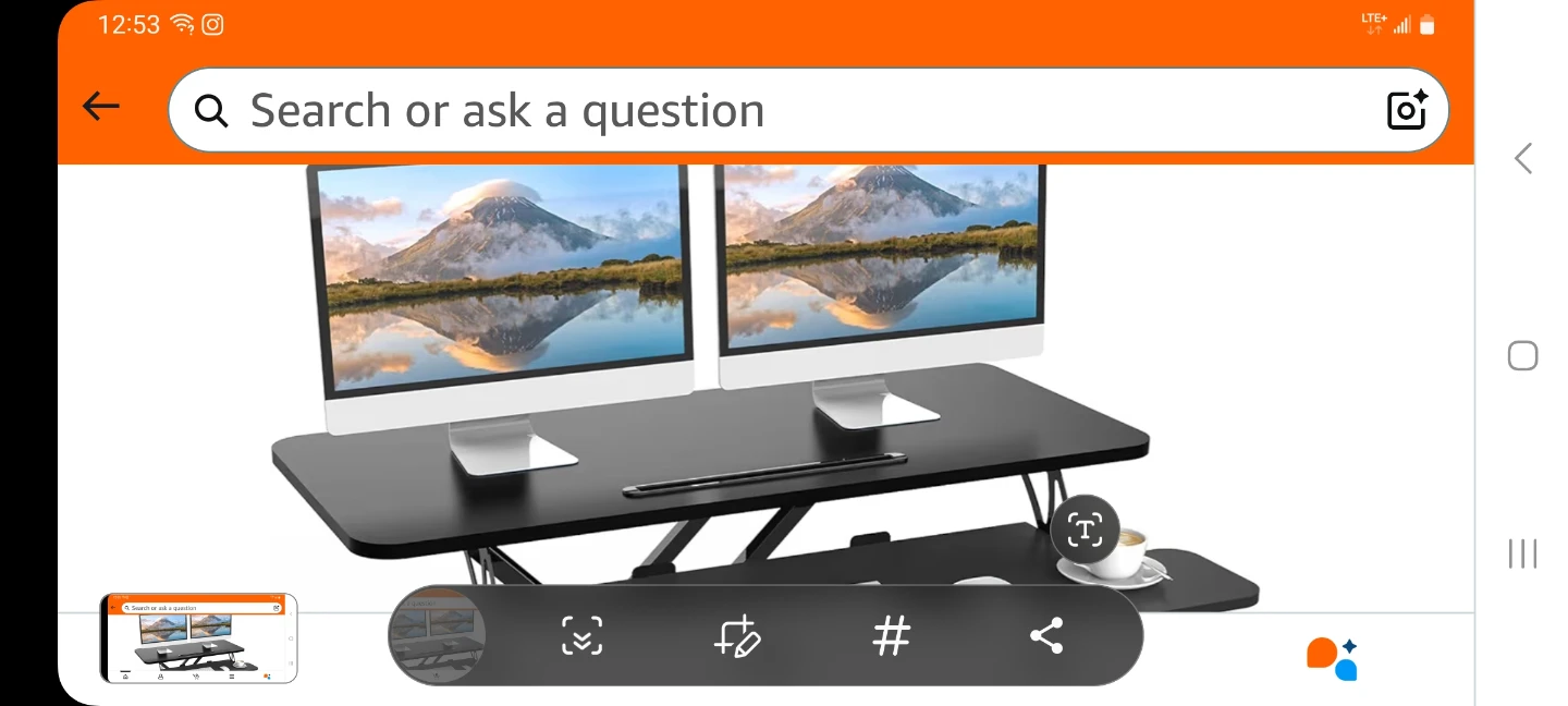 Adjustable Standing Desk Converter