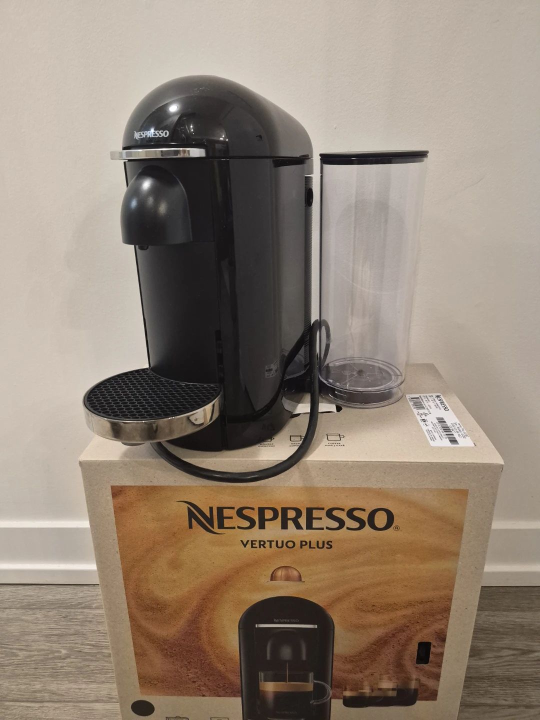 Nespresso Vertuo Plus Coffee Machine - Black - photo 2