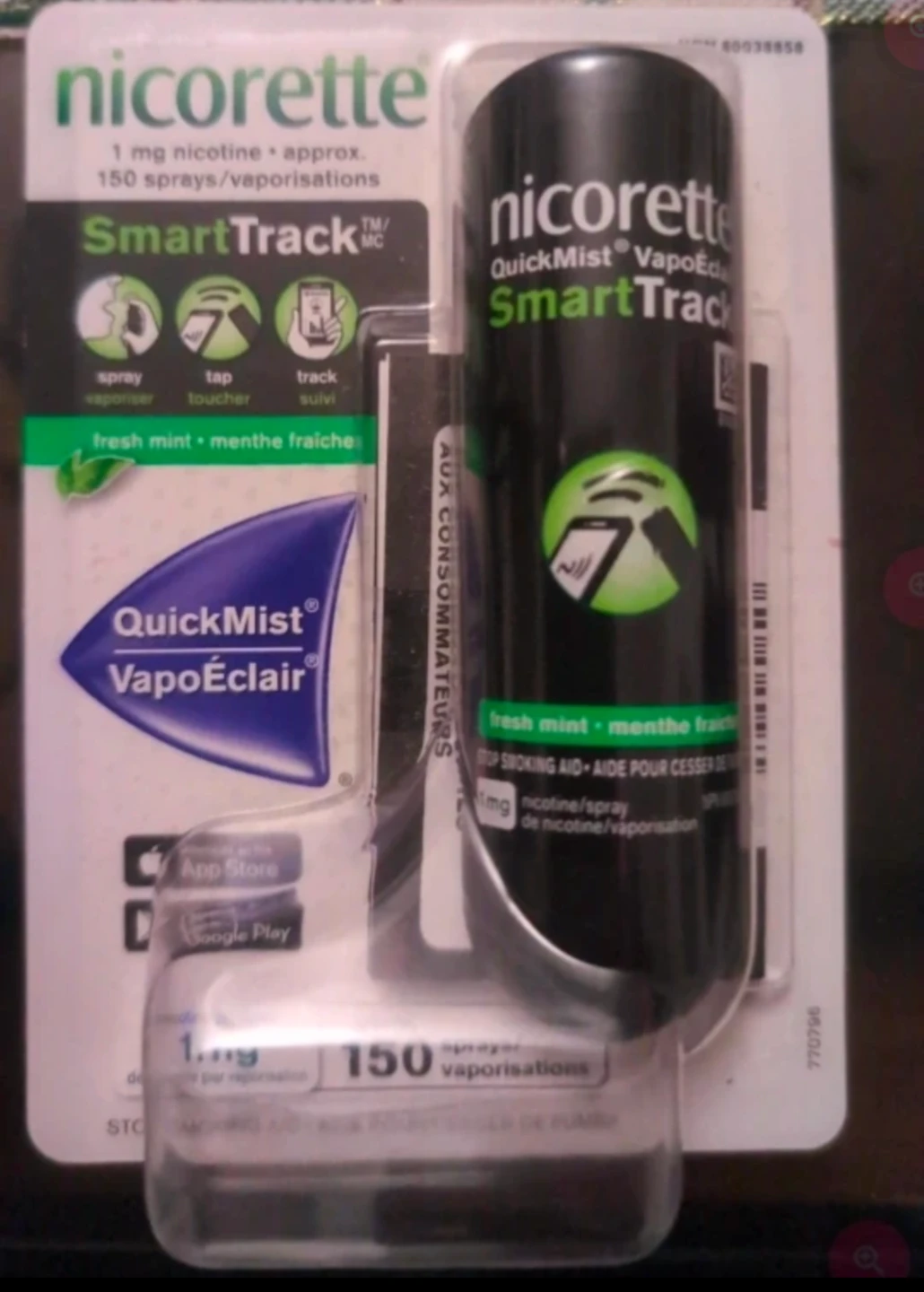 Nicorette QuickMist SmartTrack Fresh Mint