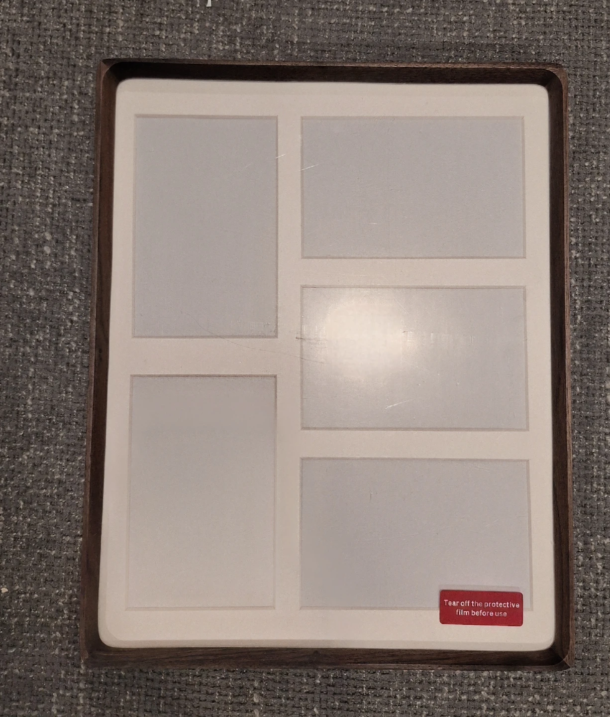 Tacomany Handcrafted Natural Wood Picture Frame, Walnut - photo 2