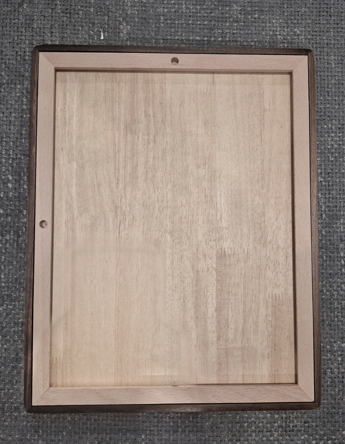 Tacomany Handcrafted Natural Wood Picture Frame, Walnut - photo 3