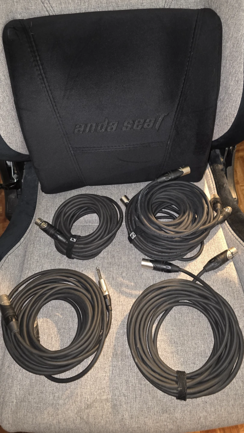 Bulk Audio Cables - XLR to 1/4" Jack  |  XLR male  to XLR female