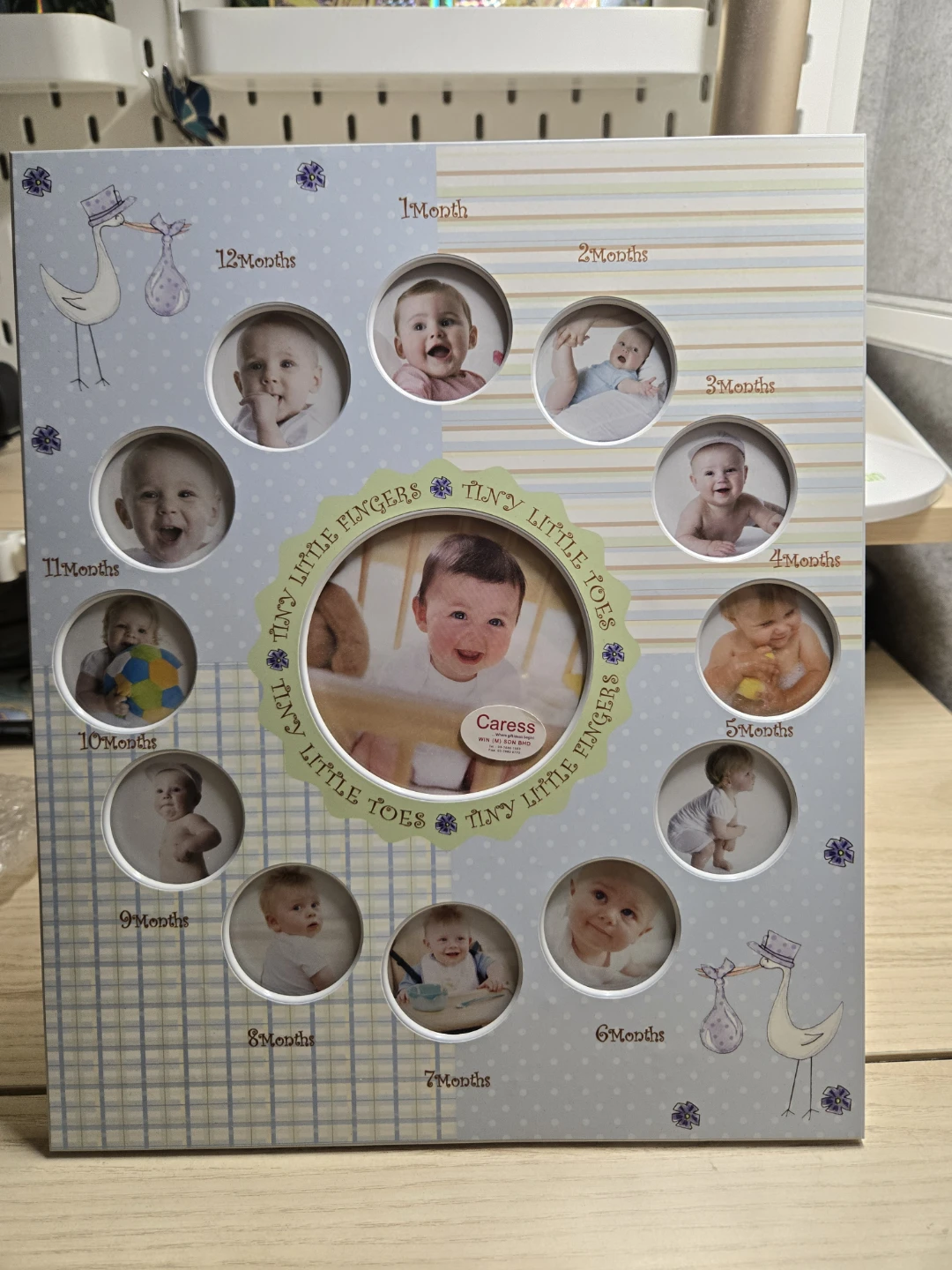 Caress Baby's First Year Photo Frame