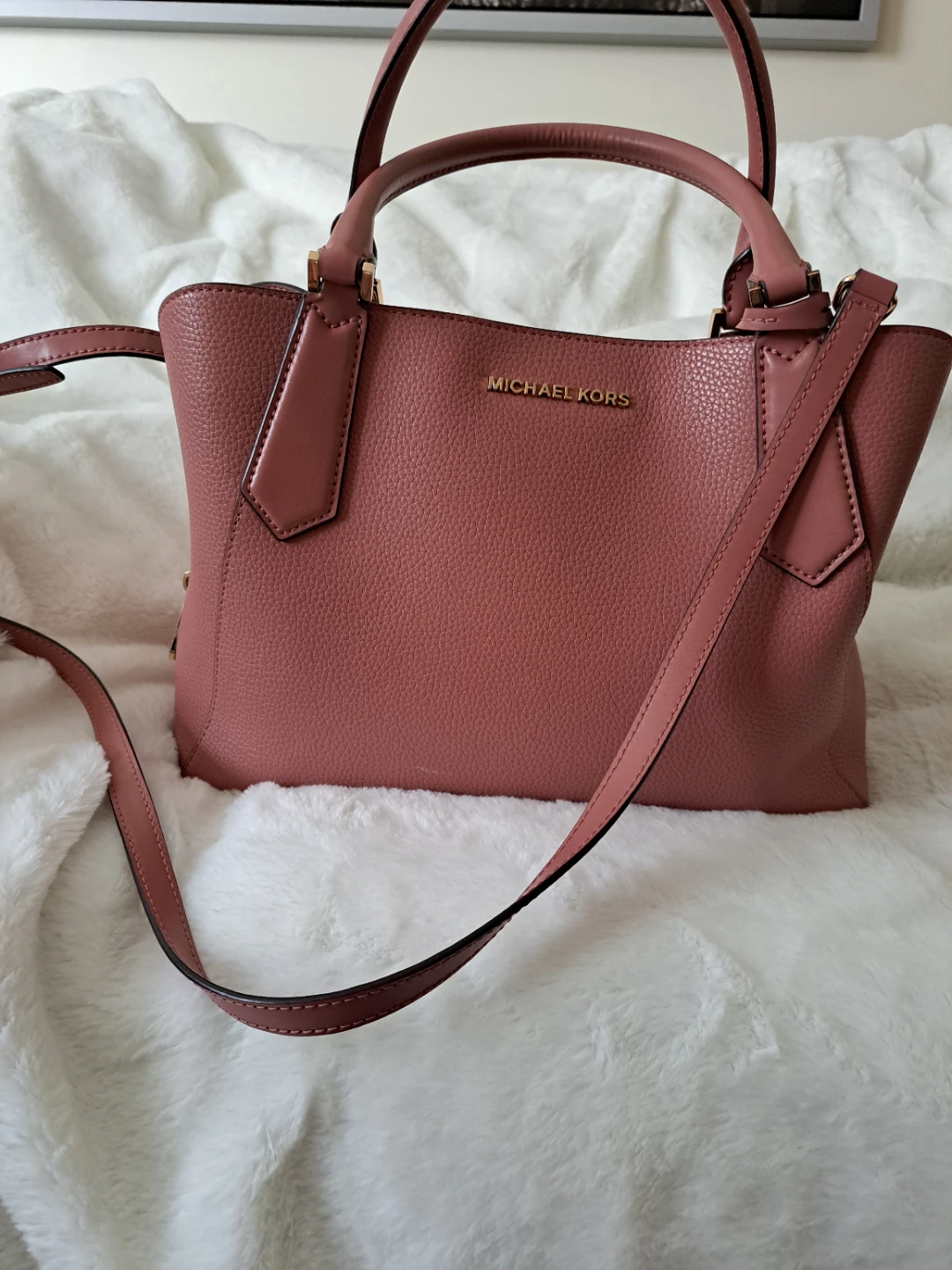 Michael Kors Pink Leather Handbag