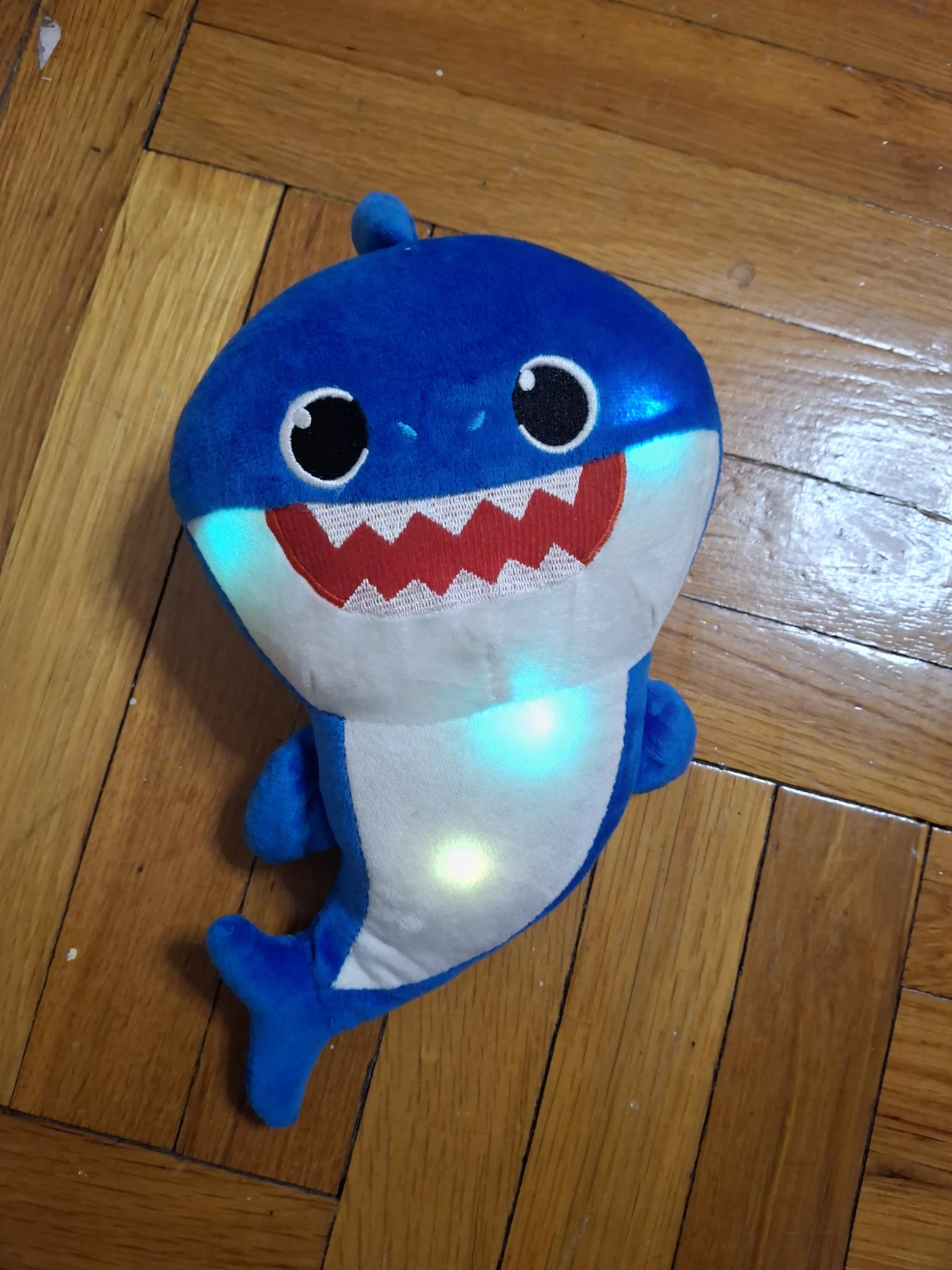 Blue Plush Shark Toy with Lights - photo 2