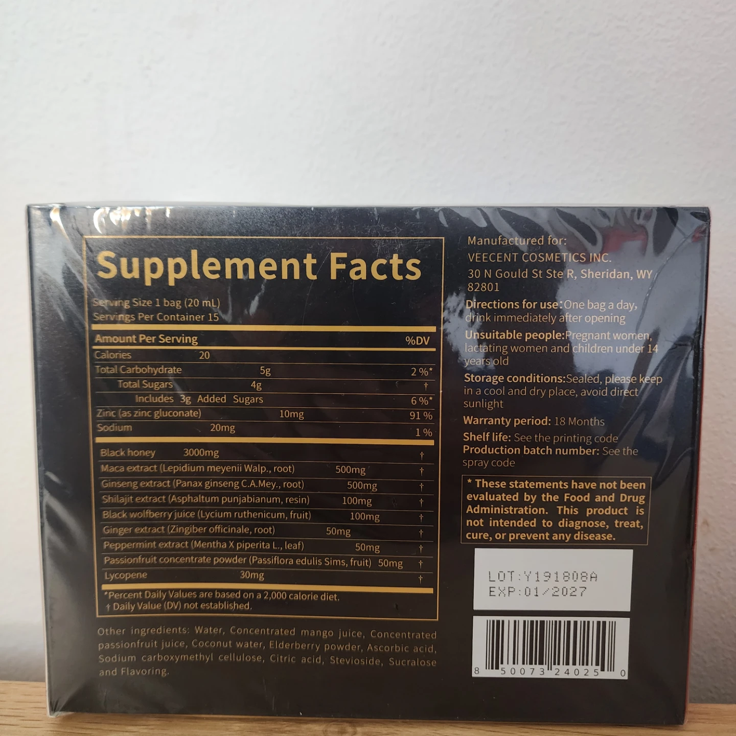 NONQ Power Geyser Dietary Supplement Tropical Blend Flavor - photo 2