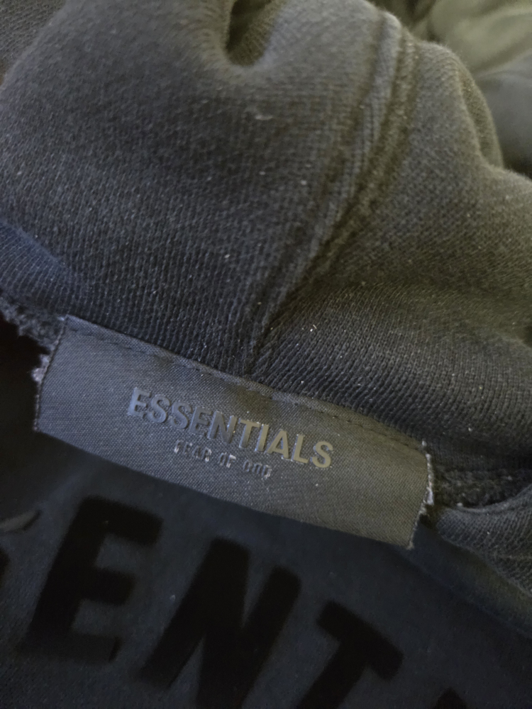 Essentials Fear of God Black Hoodie - photo 2