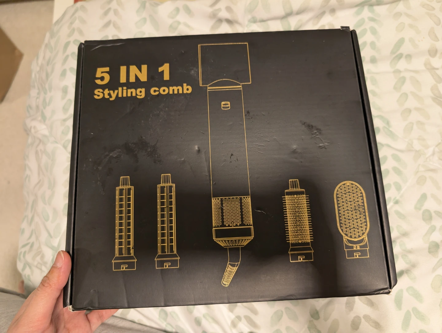 5 in 1 Styling Hot Air Comb - New in Box!
