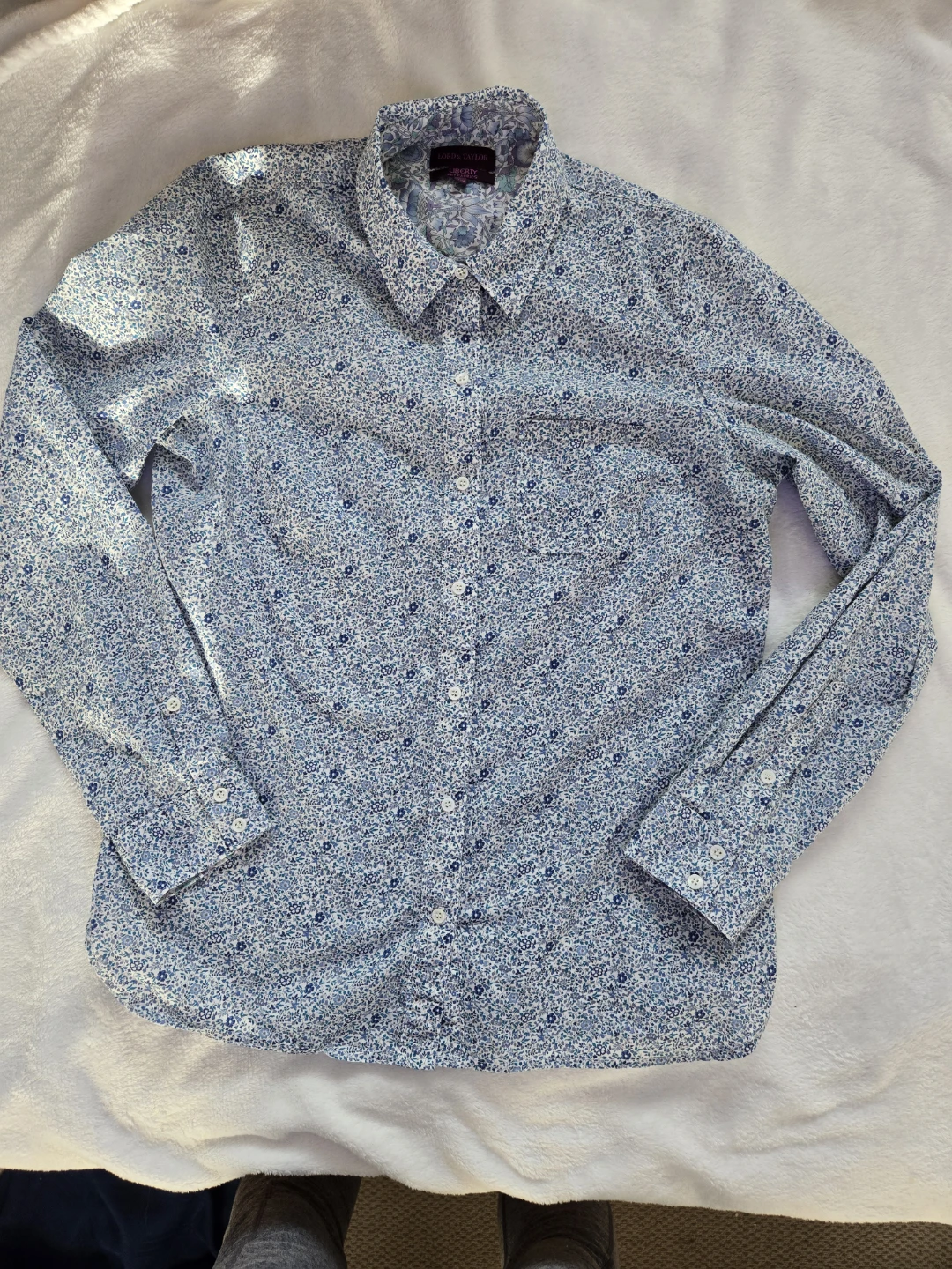 Lord & Taylor Liberty Art Fabrics Shirt - M