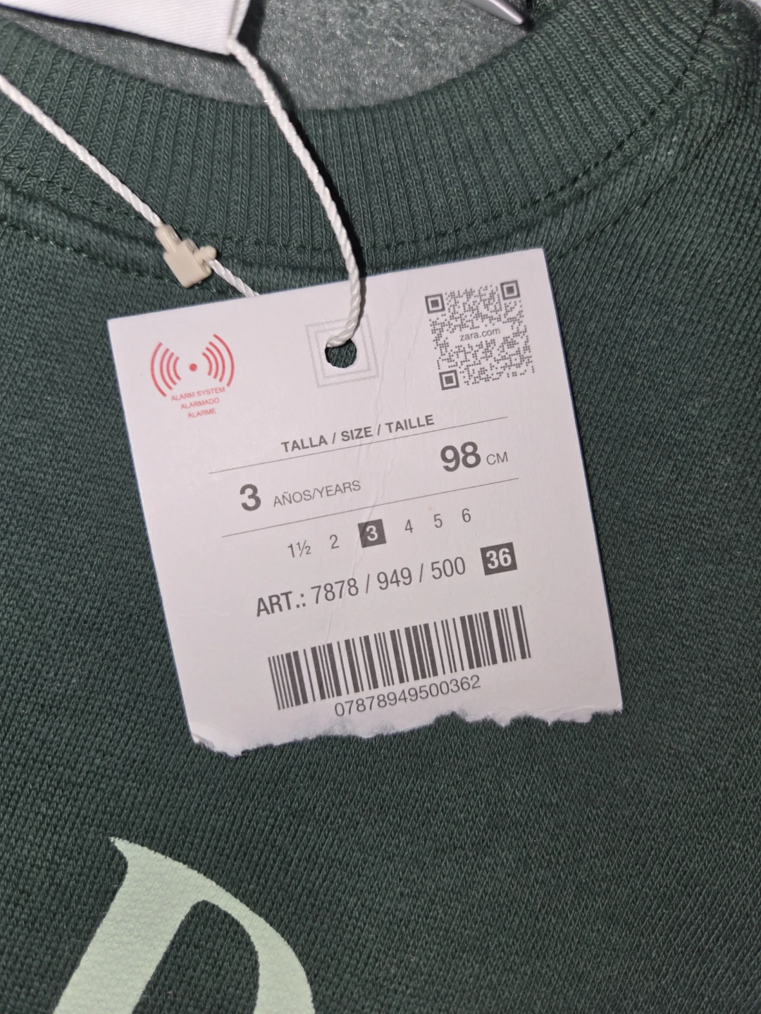 Zara Kids Dark Green Sweater - photo 4