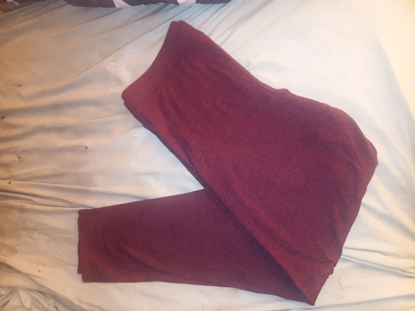 PINK Burgundy Leggings - photo 2