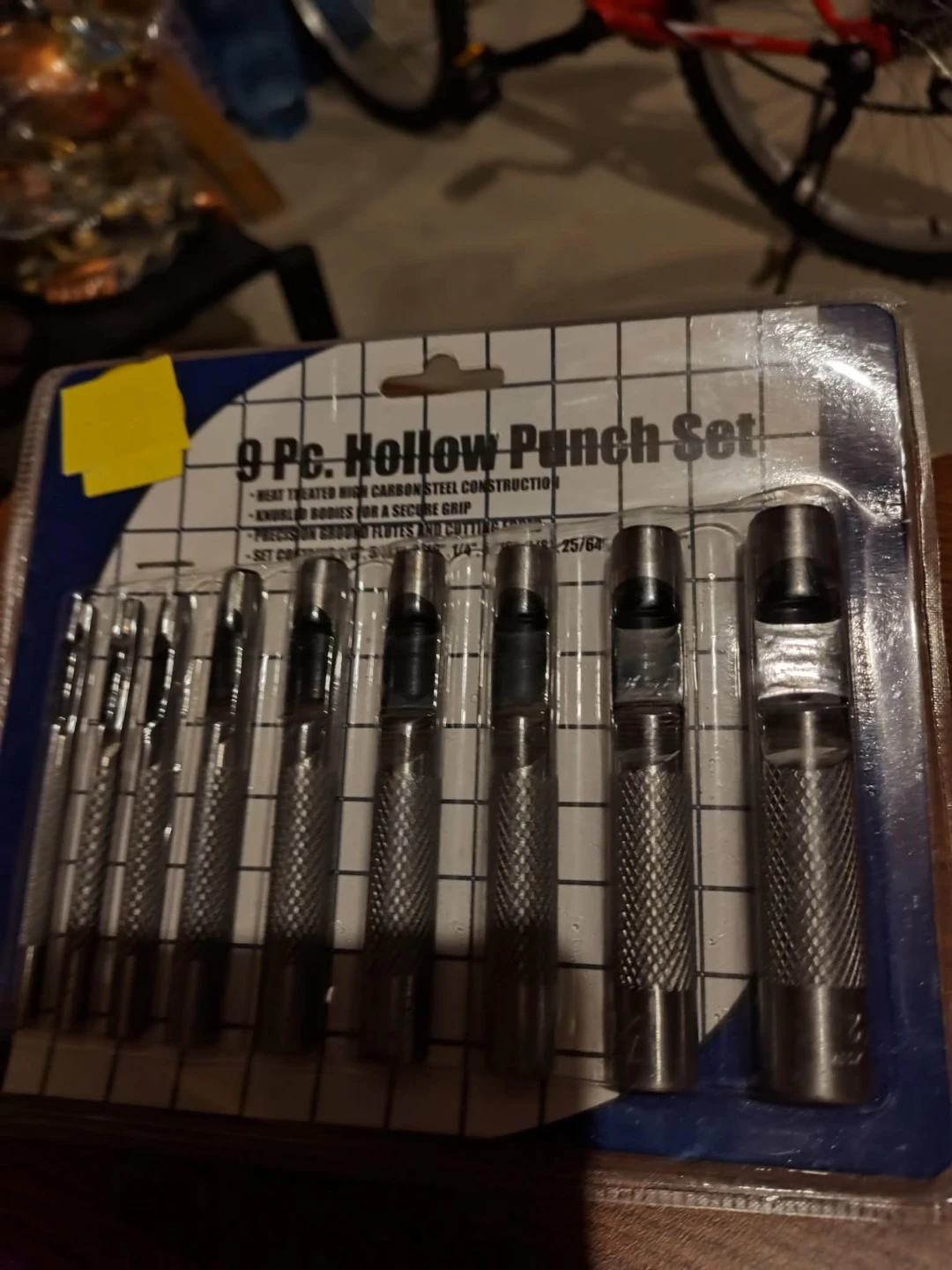 9 Pc. Hollow Punch Set - New in Package