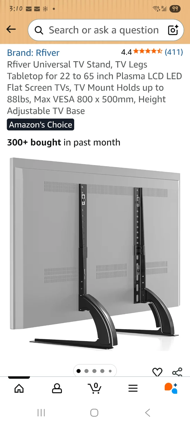 Universal TV Stand - 22 to 65 inch TVs