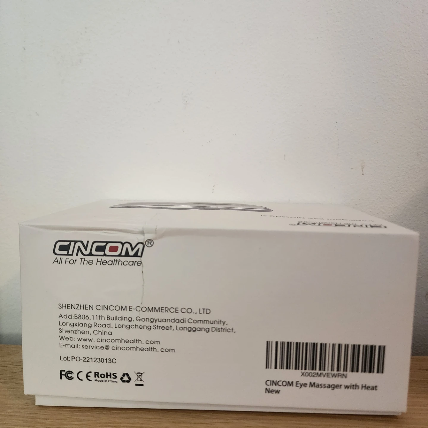 CINCOM Intelligent Eye Massager CM-035E with Heat - photo 3