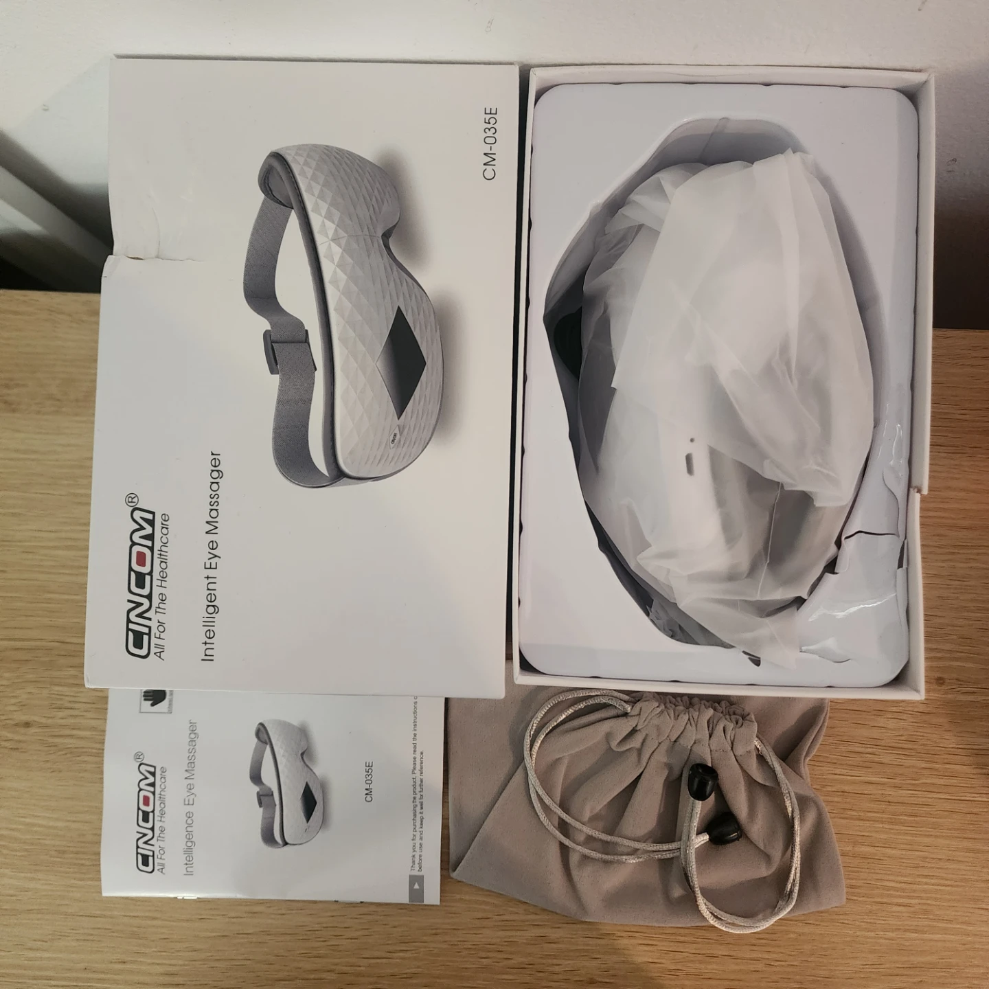 CINCOM Intelligent Eye Massager CM-035E with Heat - photo 5