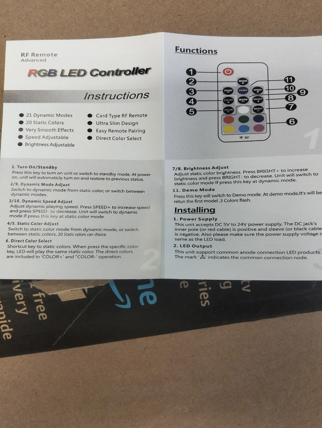 RGB LED Controller Kit